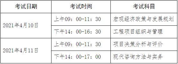 2021年北京咨詢工程師考試科目及時(shí)間安排.jpg